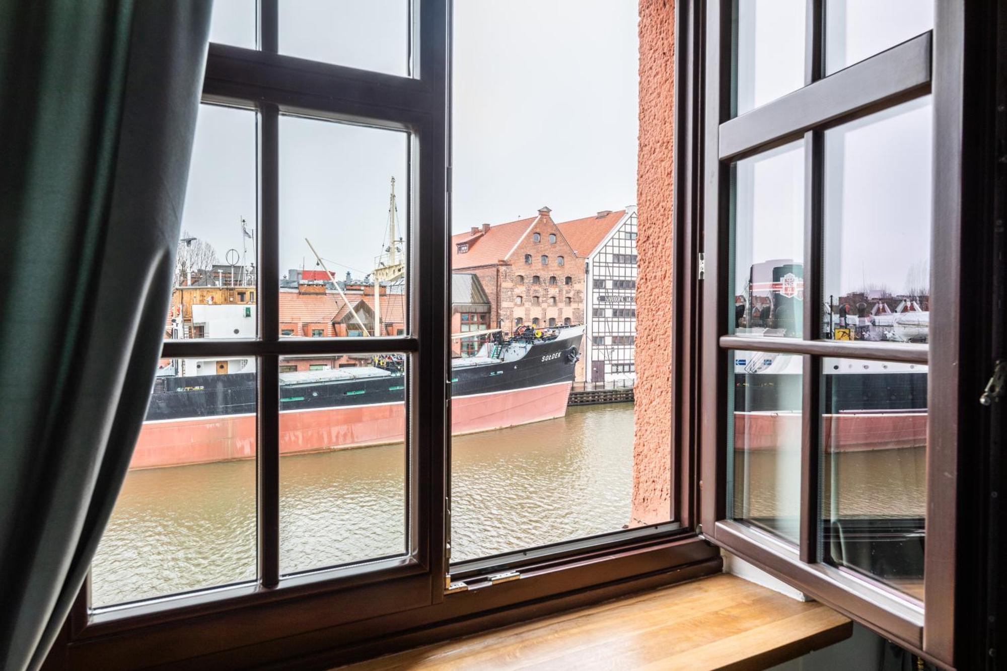 Motlawa Apartments - Old Town & River Viev, Fast Wifi Gdańsk Værelse billede